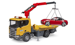 Bruder Scania Super 560R Tow Truck with Roadster