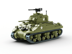 Build Army 1/33 M4 Sherman Medium Tank
