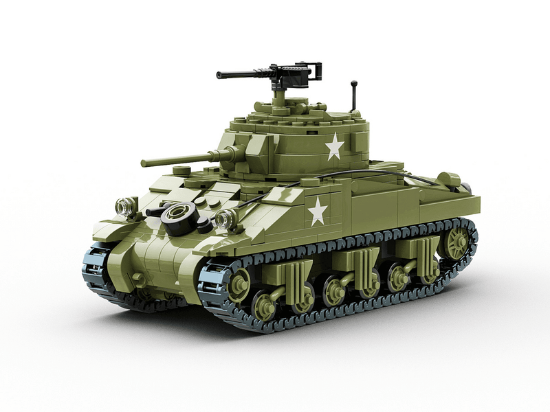 Build Army 1/33 M4 Sherman Medium Tank