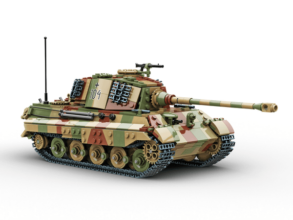 Build Army 1/33 Pz.Kpfw.VI Ausf.B King Tiger Heavy Tank in Camo