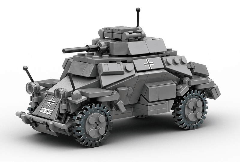 Build Army 1/33 Sd.Kfz.222 Armoured Car