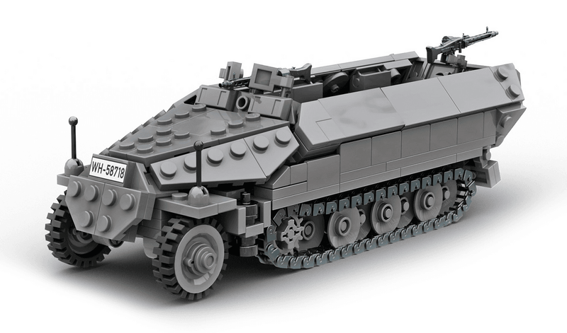 Build Army 1/33 Sd.Kfz.251 Ausf.D Half-track