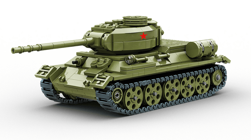 Build Army 1/33 T-34/85 Medium Tank