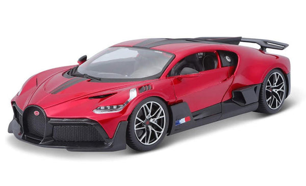 Burago 1/18 Bugatti Divo Red Diecast Model