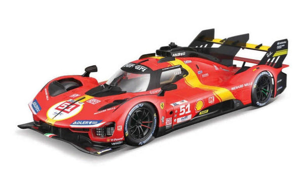 Burago 1/18  Ferrari Racing 499p Le Mans Hypercar Diecast Model