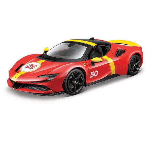 Burago 1/18 Ferrari SF90 Stradale Assetto Fiorano Diecast Model Car