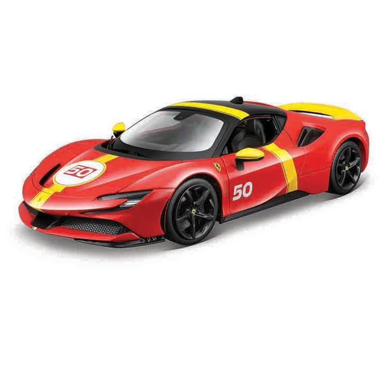 Burago 1/18 Ferrari SF90 Stradale Assetto Fiorano Diecast Model Car