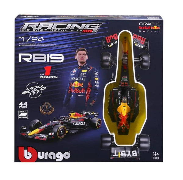 Burago 1/24 F1 Red Bull Racing RB19 2023 Verstappen Diecast Model Kit