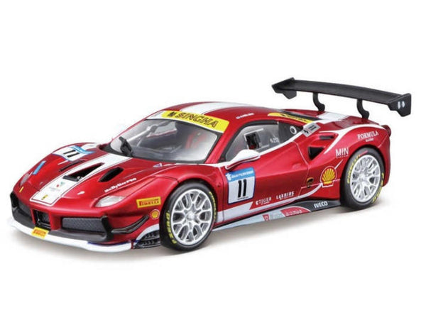 Burago 1/24 Ferrari Racing 488 Challenge Diecast Model