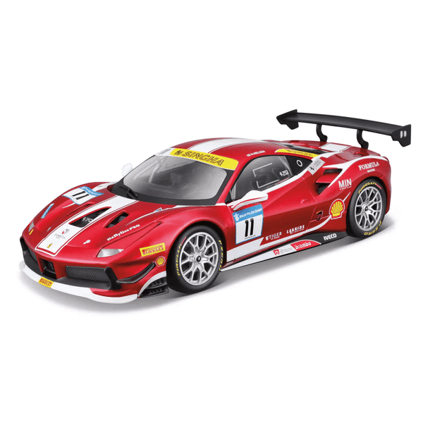 Burago 1/24 Ferrari Racing Kit 488 Challenge 2017 Diecast Model Kit