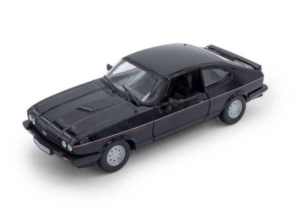 Burago 1/24 Ford Capri 1982 Black Diecast Model