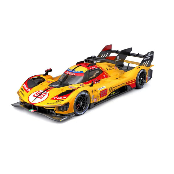 Burago 1/43 Ferrari Racing 499p Le Mans Hypercar 2024 AF Corse #83 Hard Case Diecast Model