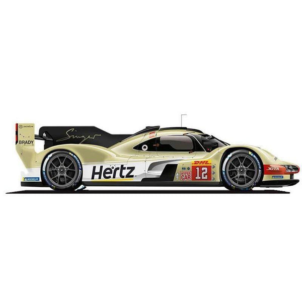 Burago 1/43 Hertz Team Jota Porsche 963 #12 Diecast Model