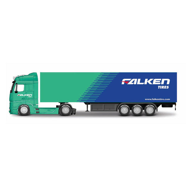 Burago 1/43 M-B Actros Gigaspace Falken