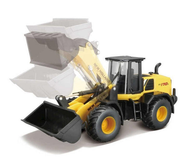 Burago 1/50 New Holland W170D Wheel Loader Diecast Model