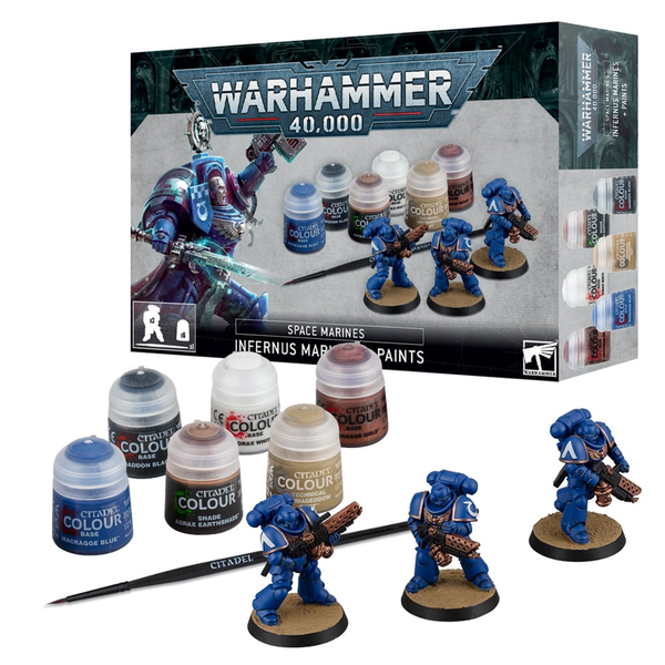 Citadel Colour Paints Set - Space Marines Infernus Marines
