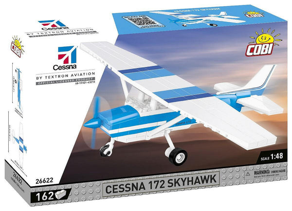 Cobi Cessna 172 Skyhawk-White-Blue