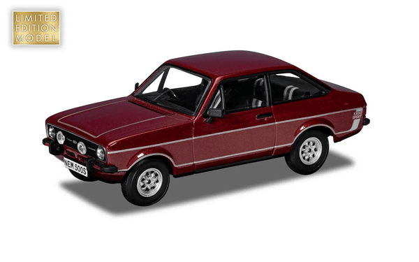 Corgi 1/43 Ford Escort Mk2 1300 Sport, Jupiter Red Diecast Model
