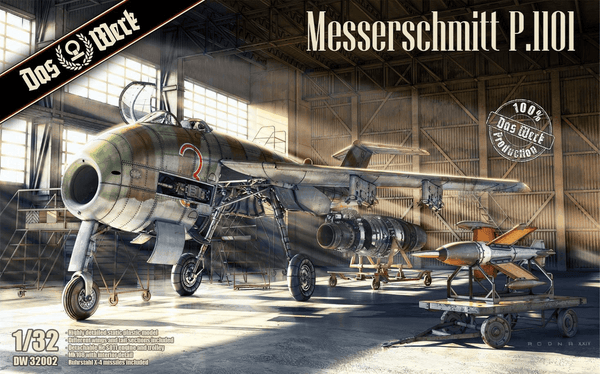 Das Werk 1/32 Messerschmitt P.1101