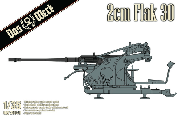 Das Werk 1/35 2cm Flak 30 AA Gun