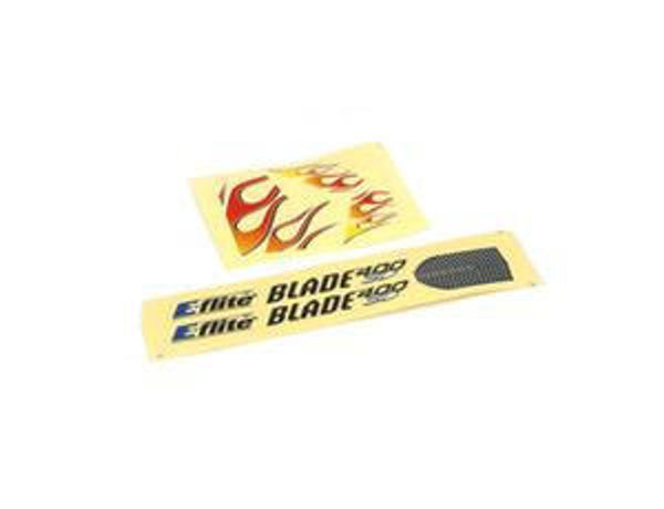 E-Flite Blade 400 Decal Sheet Flame