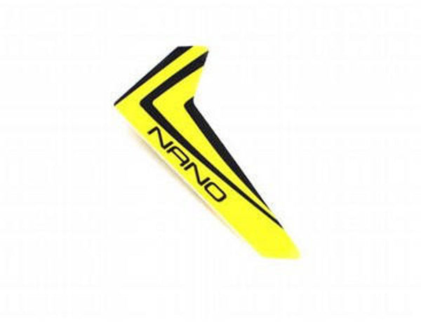 E-Flite Blade Nano nCP X Yellow Vertical Fin with Decal