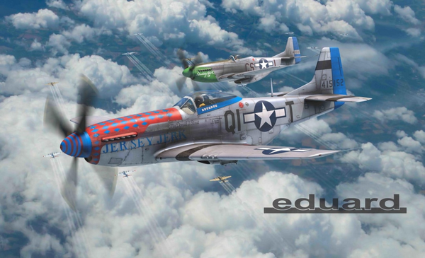 Eduard 1/72 North American P-51D Mustang Aces of the Eights Dual Combo Limited Edition
