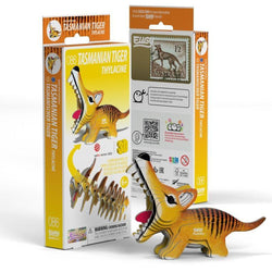 Eugy 86 Tasmanian Tiger (Thylacine) Card 3D Puzzle