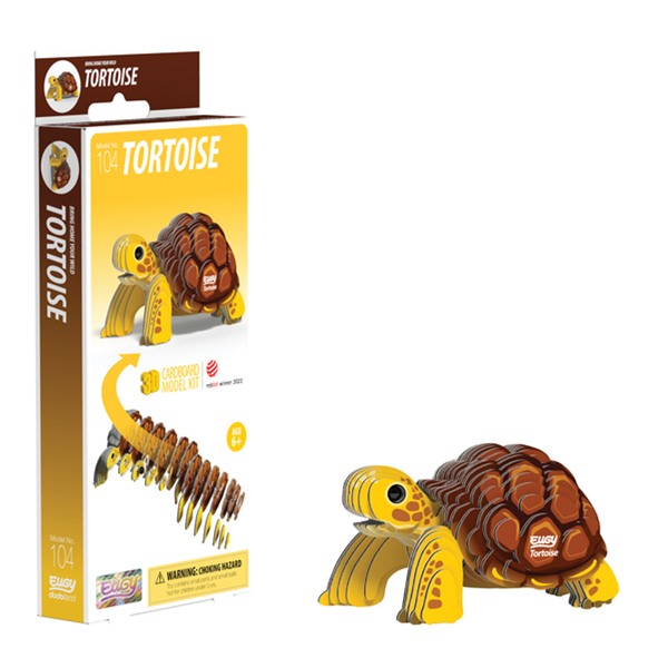 Eugy 104 Tortoise Card 3D Puzzle