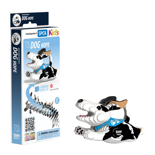 Eugy 109 Dog ¨C Hope Card 3D Puzzle