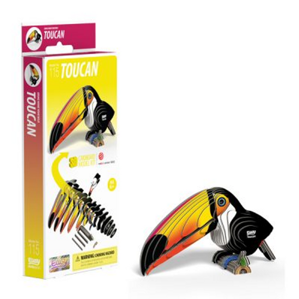 Eugy 115 Toucan Card 3D Puzzle