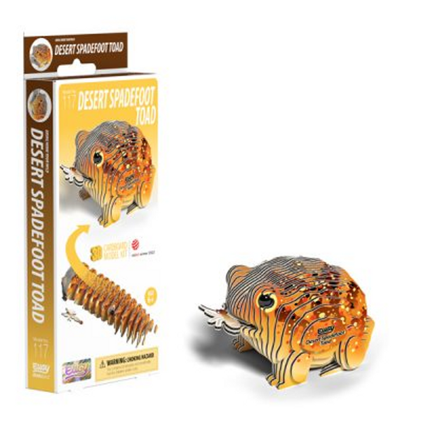 Eugy 117 Desert Spadefoot Toad Card 3D Puzzle