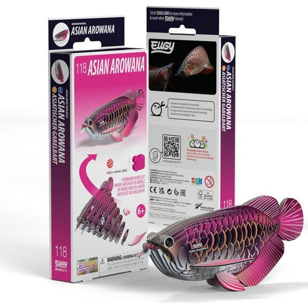 Eugy 118 Asian Arowana Card 3D Puzzle