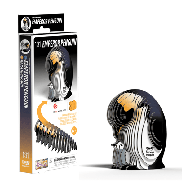 Eugy 131 Emperor Penguin Card 3D Puzzle