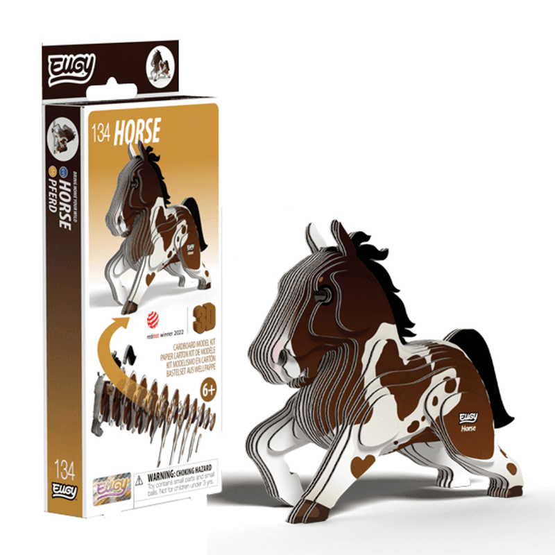 Eugy 134 Horse Card 3D Puzzle
