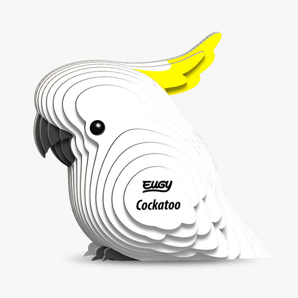 Eugy 28 Cockatoo Card 3D Puzzle