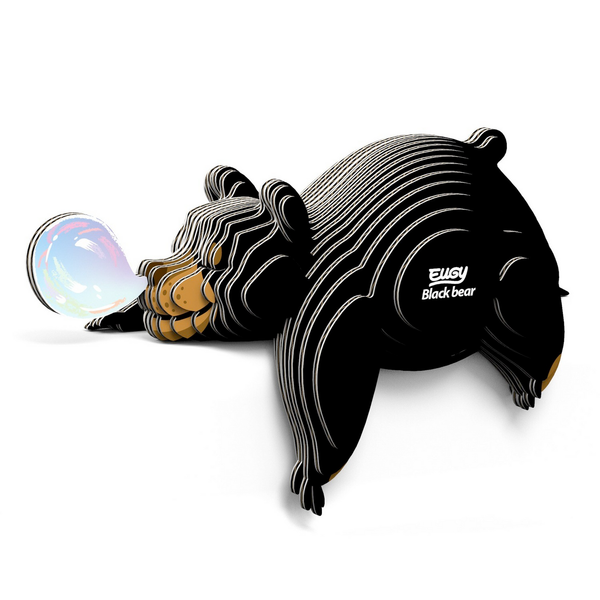 Eugy 81 Black Bear Card 3D Puzzle