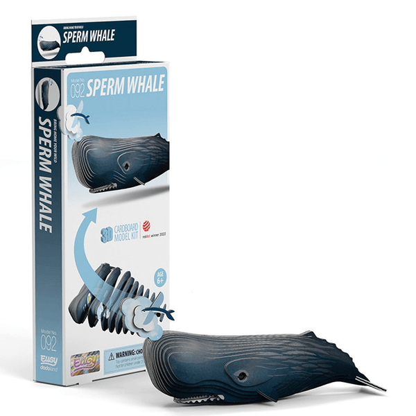 Eugy 92 Sperm Whale Card 3D Puzzle