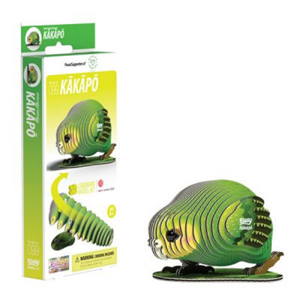Eugy 99 Kakapo Card 3D Puzzle
