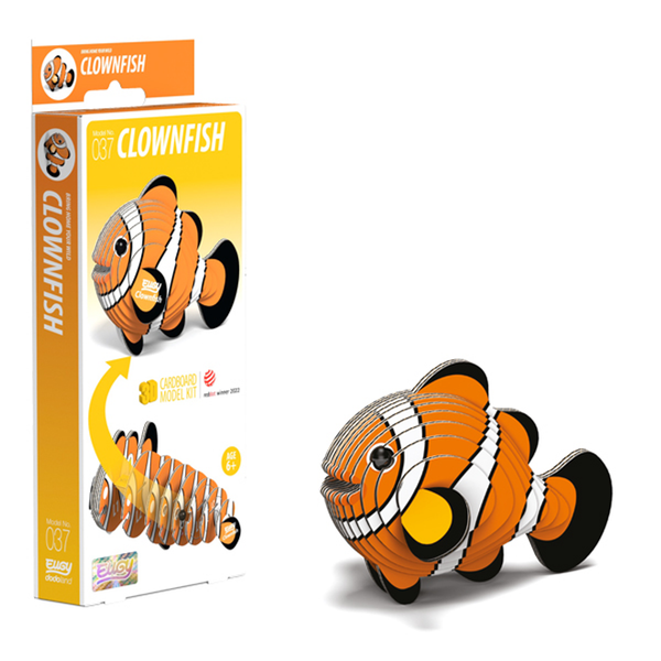 Eugy 37 Clownfish Card 3D Puzzle