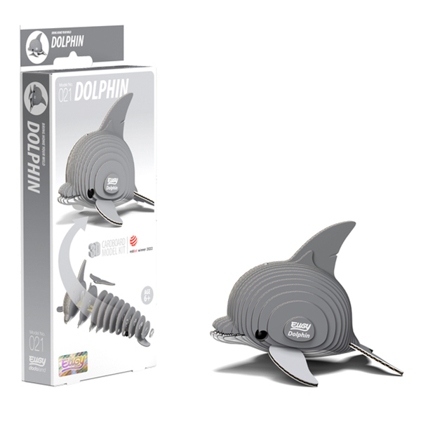 Eugy 21 Dolphin Card 3D Puzzle