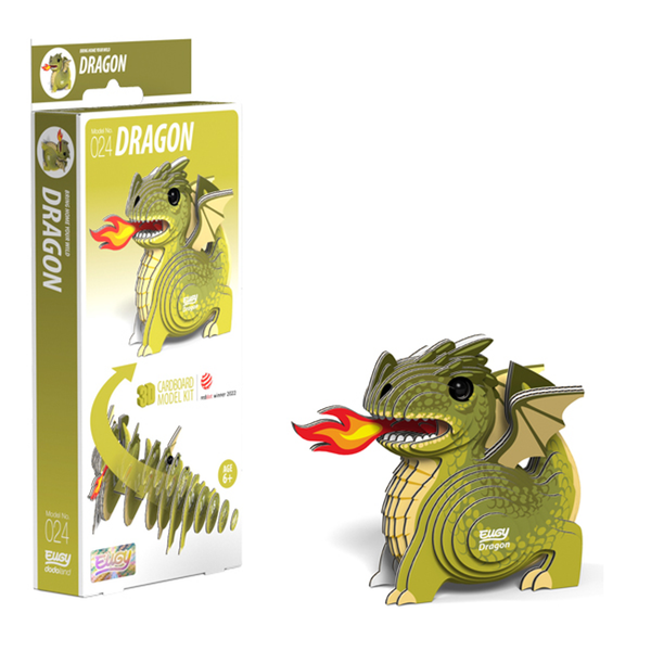 Eugy 24 Dragon Card 3D Puzzle