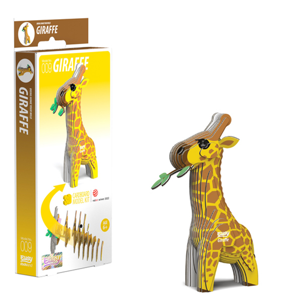 Eugy 09 Giraffe Card 3D Puzzle