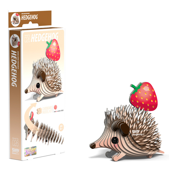 Eugy 26 Hedgehog Card 3D Puzzle