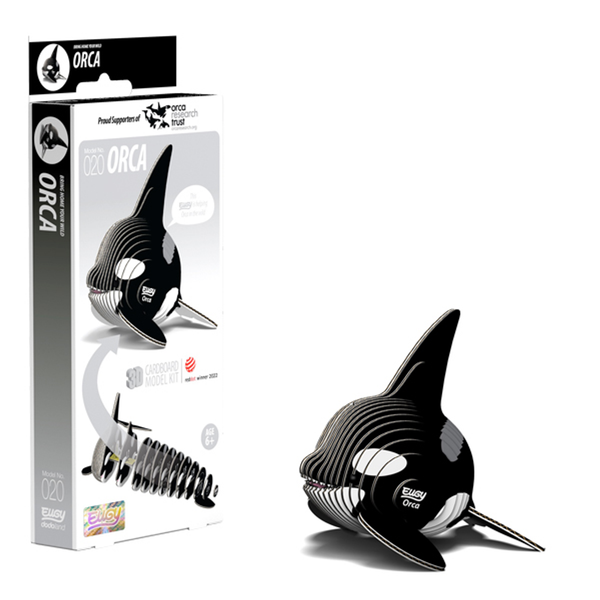 Eugy 20 Orca Card 3D Puzzle