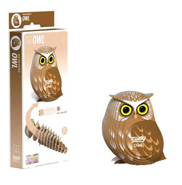 Eugy 44 Owl Card 3D Puzzle