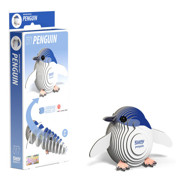 Eugy 17 Penguin Card 3D Puzzle