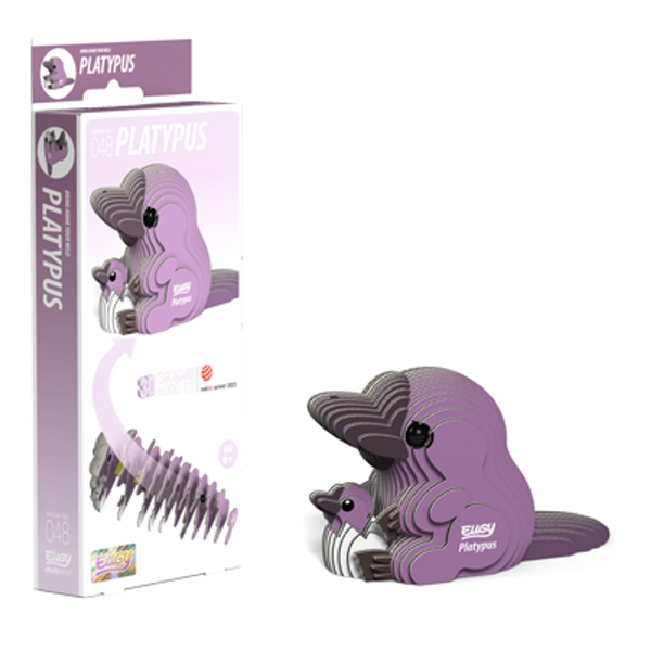 Eugy 48 Platypus Card 3D Puzzle