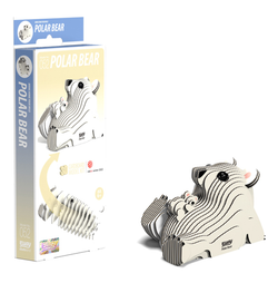 Eugy 52 Polar Bear Card 3D Puzzle