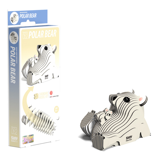 Eugy 52 Polar Bear Card 3D Puzzle